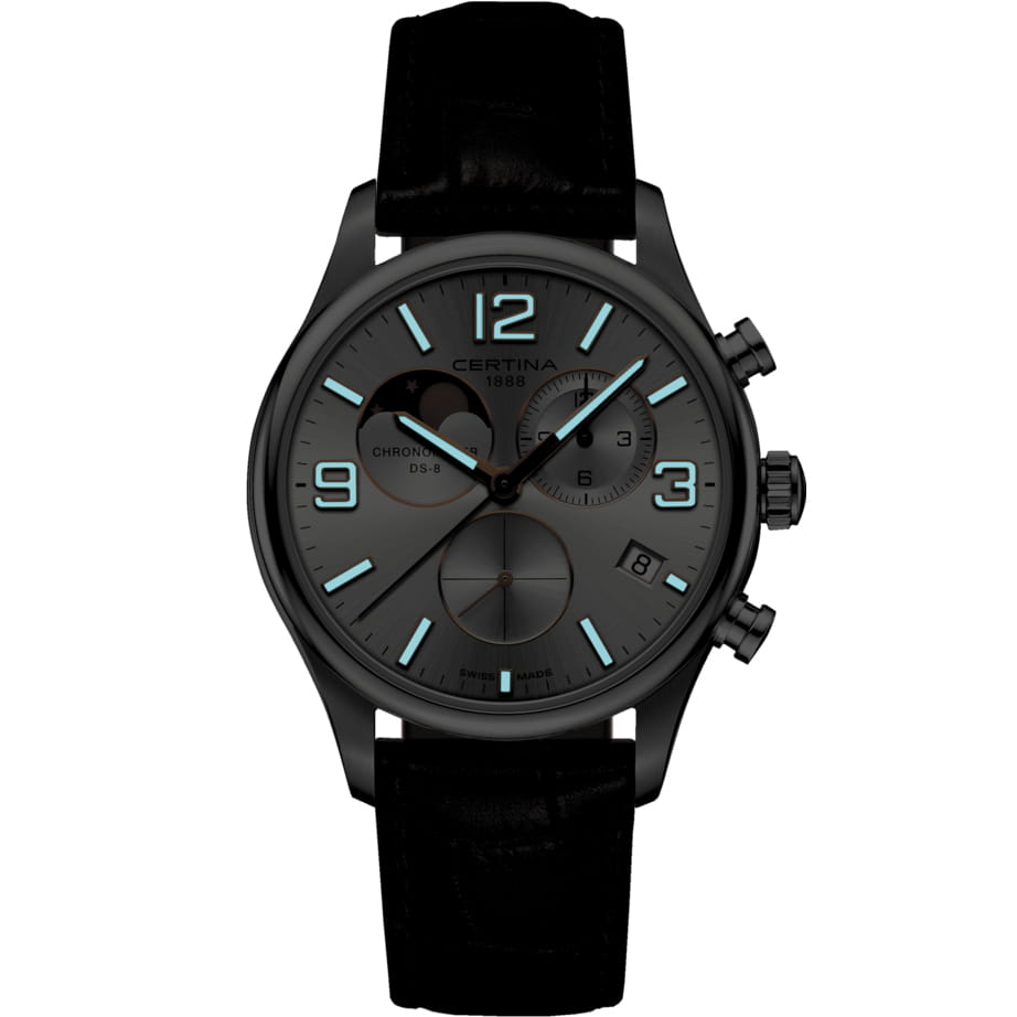 Certina Certina DS-8 Moon Phase C033.460.16.037.00 DS 8, наручные мужские часы фото под углом