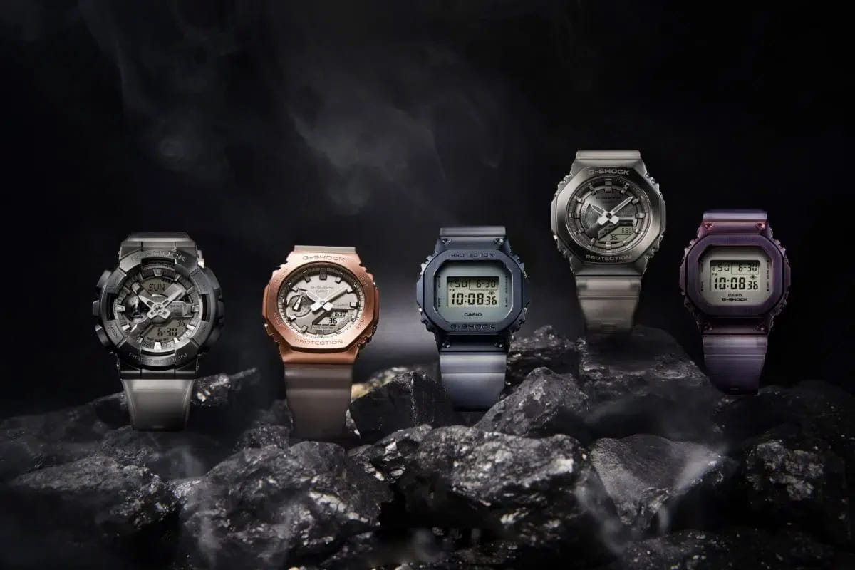 Casio Casio G-Shock GM-S5600MF-6DR (GM-S5600MF-6) — полный набор фото женские часы япония