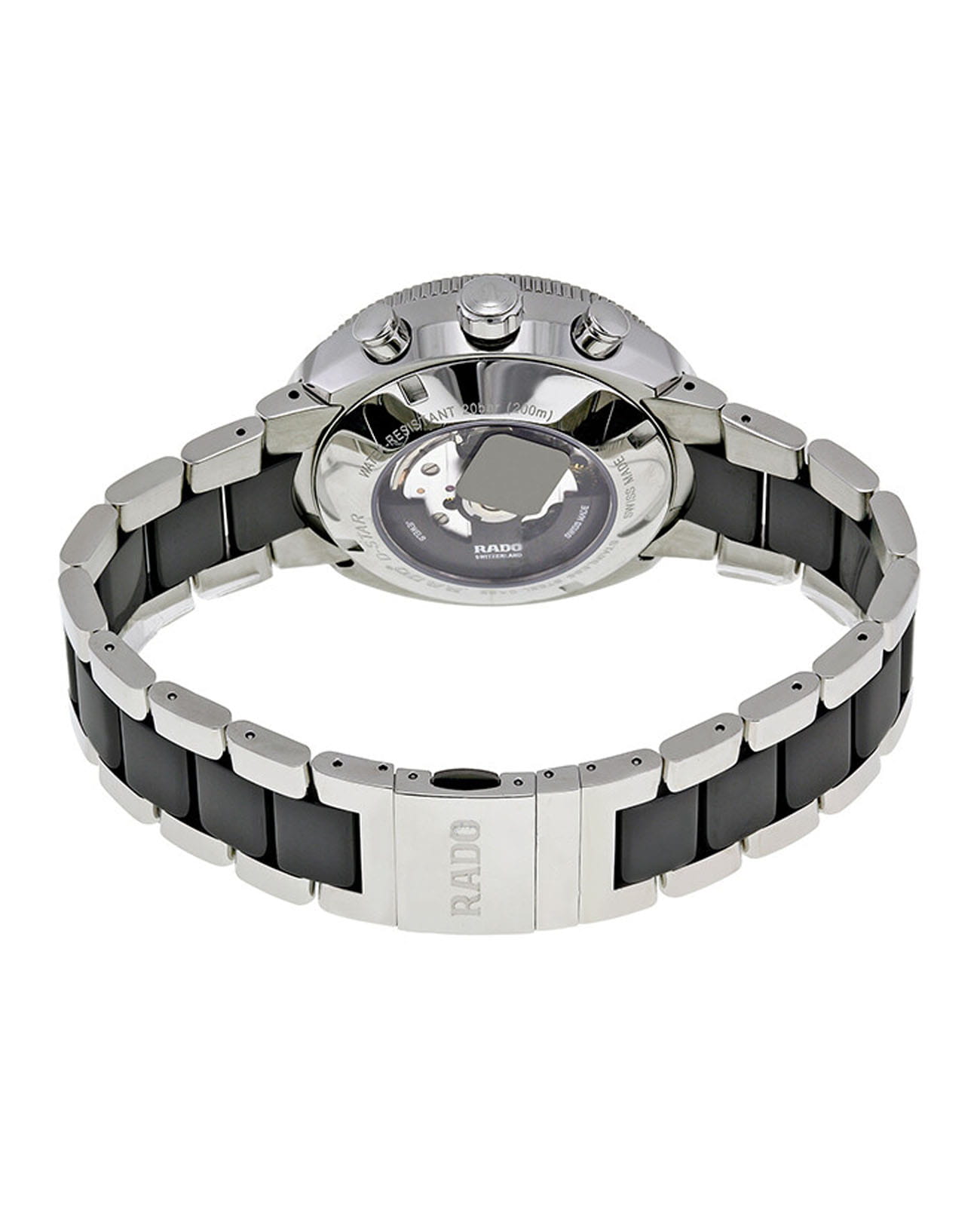 Rado Rado D-Star R15965152,  швейцария мужские часы на браслете нержавеющая сталь боковой вид
