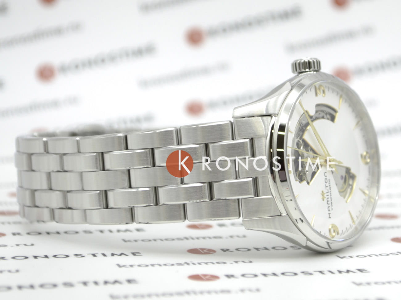 Hamilton Hamilton Jazzmaster Open Heart Auto H32705151  - задняя крышка сталь корпуса, швейцария часы