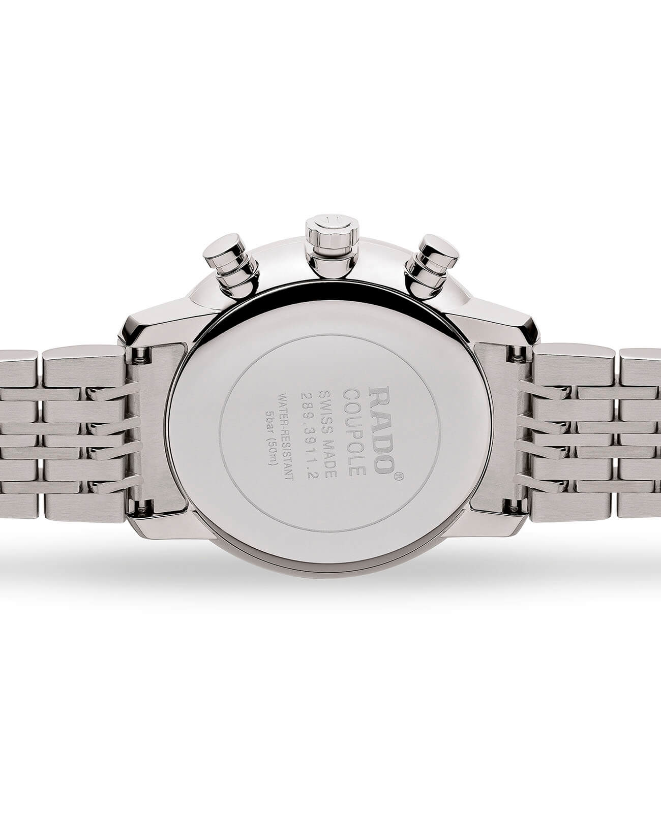 Rado Rado Coupole Classic R22910153, coupole швейцария мужские часы на браслете нержавеющая сталь боковой вид