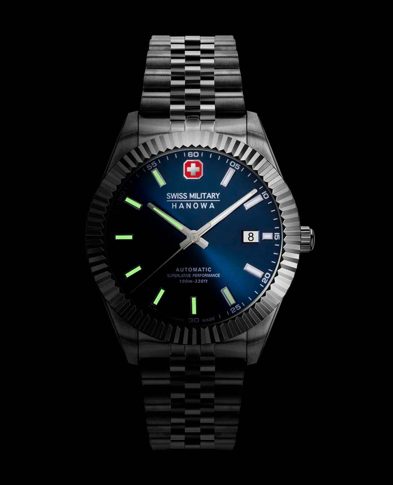 Оригинальные часы Swiss Military Hanowa Swiss Military Hanowa Diligenter SMWGL0002102 механические калибр механизма  soprod p024 общий вид