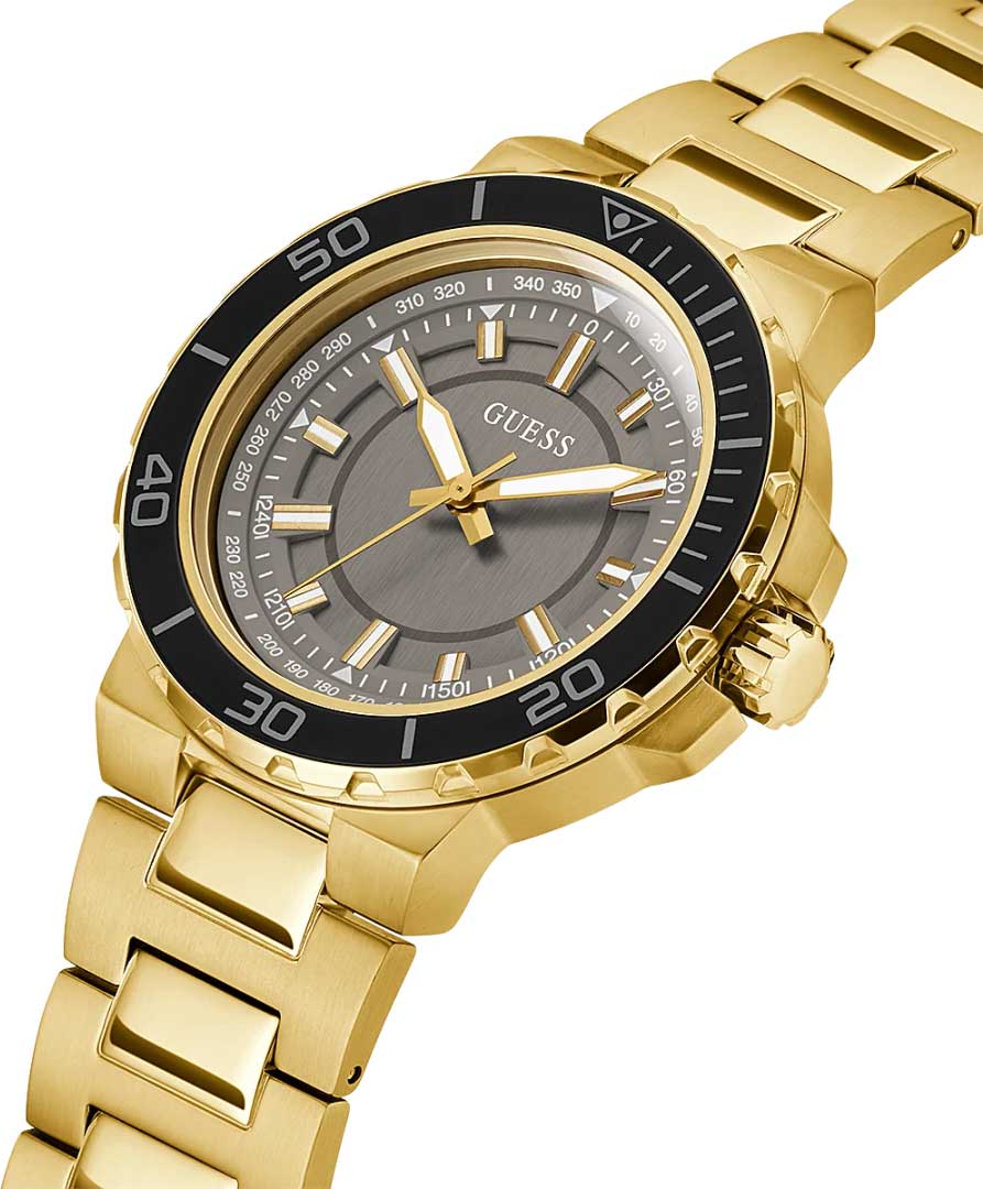 Guess Guess Sport Steel GW0426G2,  сша мужские часы на браслете нержавеющая сталь боковой вид