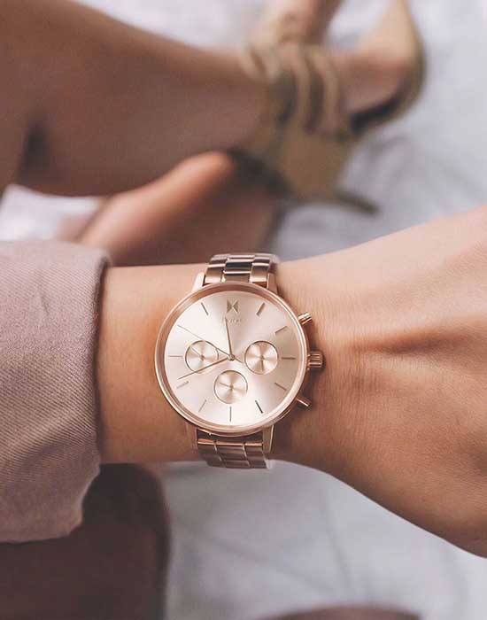 MVMT MVMT D-FC01-RG женские часы розовый циферблат на запястье