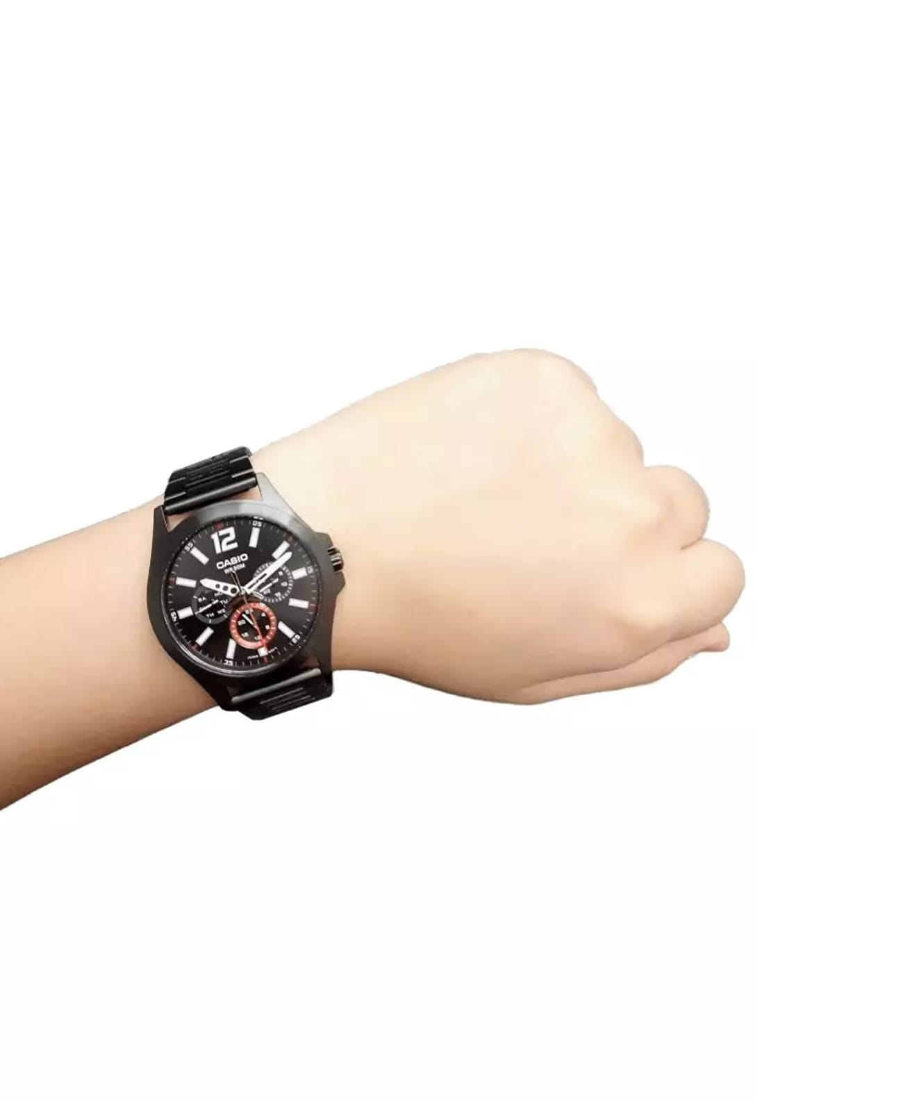 Casio Casio Collection MTP-E350B-1B , наручные мужские часы фото под углом