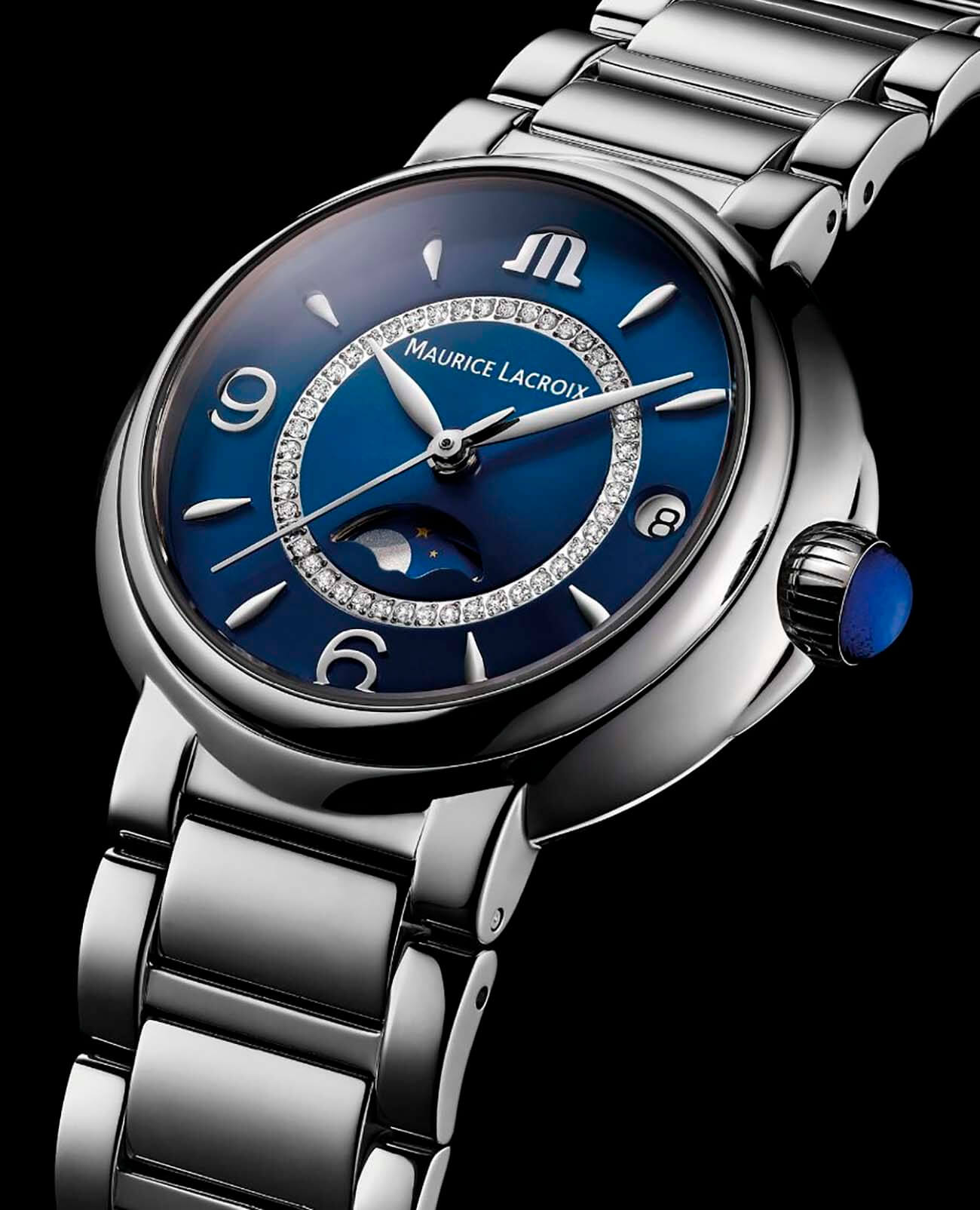 Maurice Lacroix Maurice Lacroix FIABA Date FA1084-SS002-420-1 , наручные женские часы фото под углом