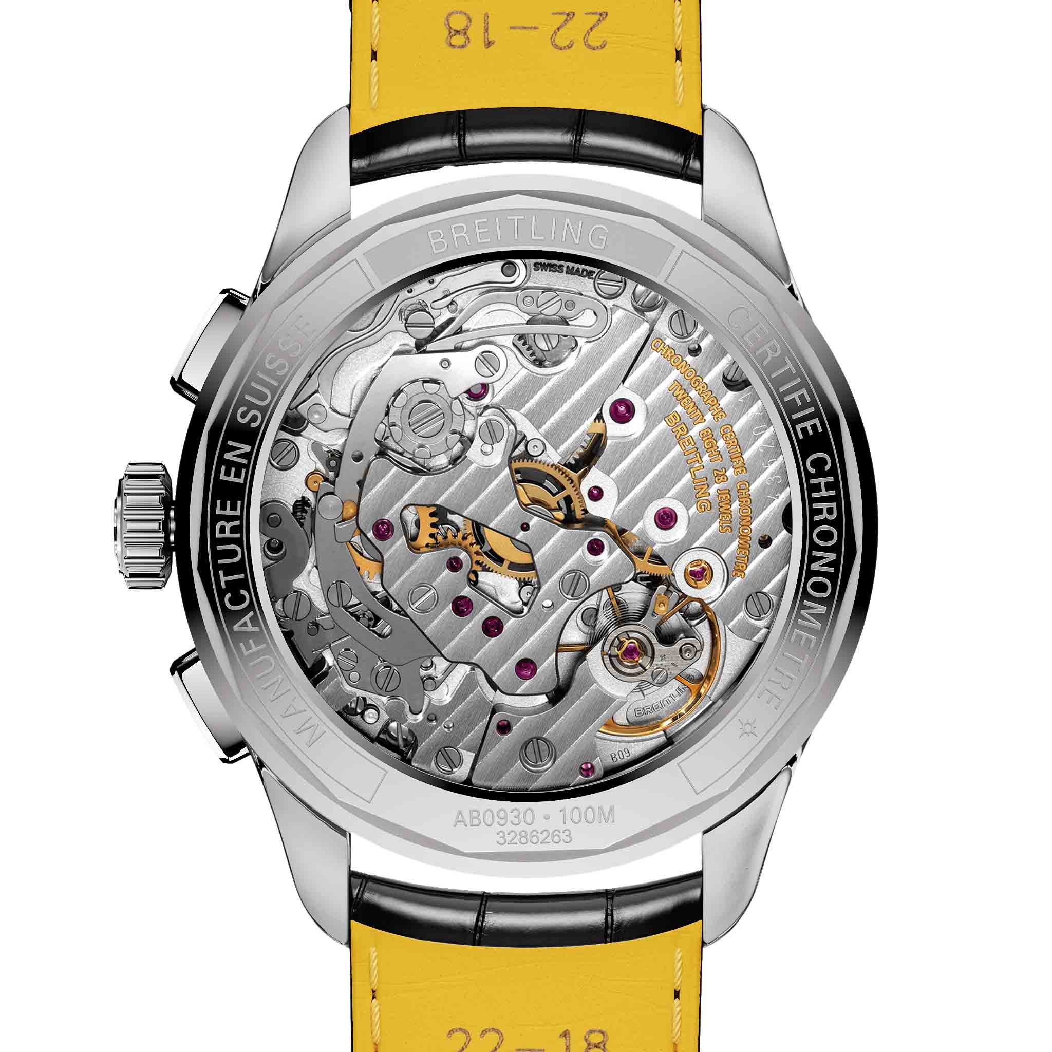 Breitling Breitling Premier B09 Chronograph 40 AB0930371G1P1 мужские часы серебристый циферблат на запястье