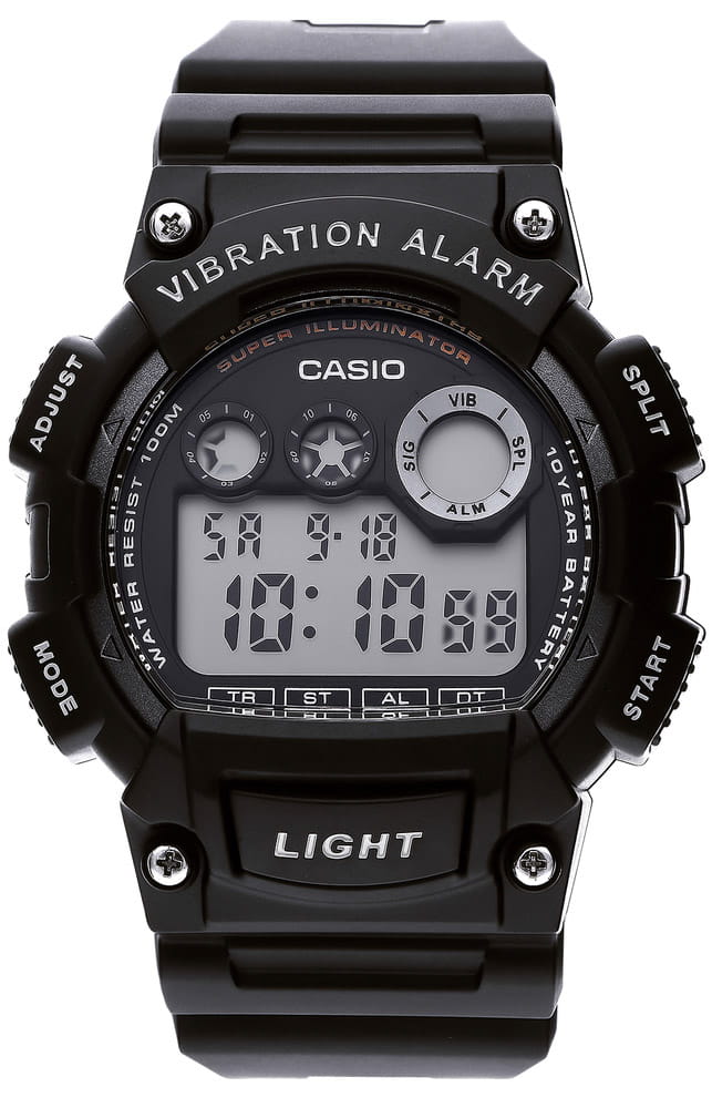 Casio Casio Standard Digital W-735H-1AVDF (W-735H-1A) - наручные мужские часы наручные часы в перспективе серый циферблат