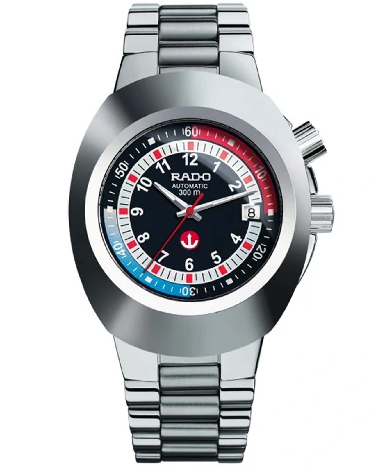 Rado Rado D-Original R12639023 Automatic R12639023 механические мужские часы  циферблат, браслет нержавеющая сталь — вид спереди