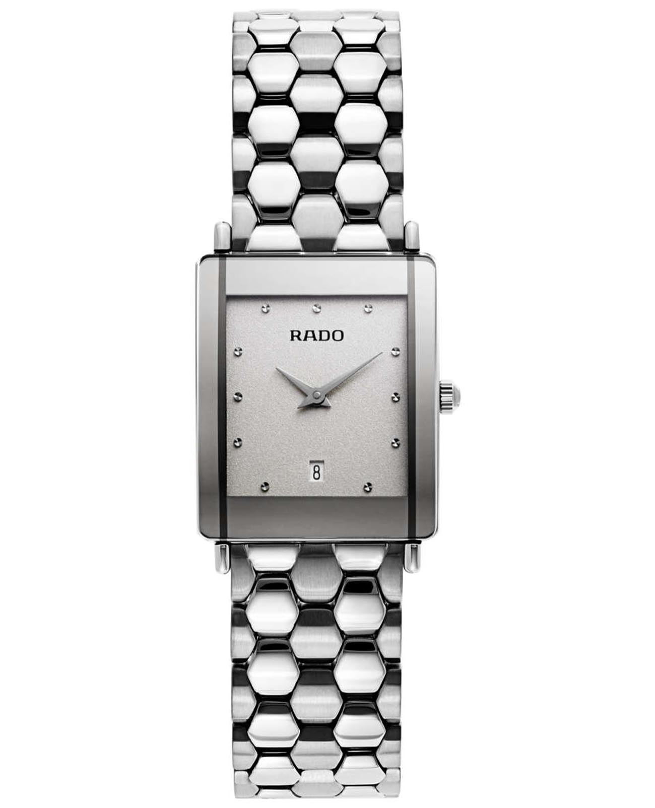 Rado Rado Integral R20486103  R20486103 кварцевые мужские часы серебристый циферблат, браслет нержавеющая сталь — вид спереди