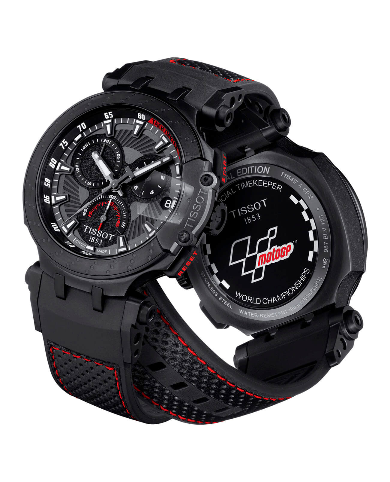 Оригинальные часы Tissot Tissot T-Race Motogp 2018 Special Edition T115.417.37.061.04 кварцевые калибр механизма eta g10.212 общий вид