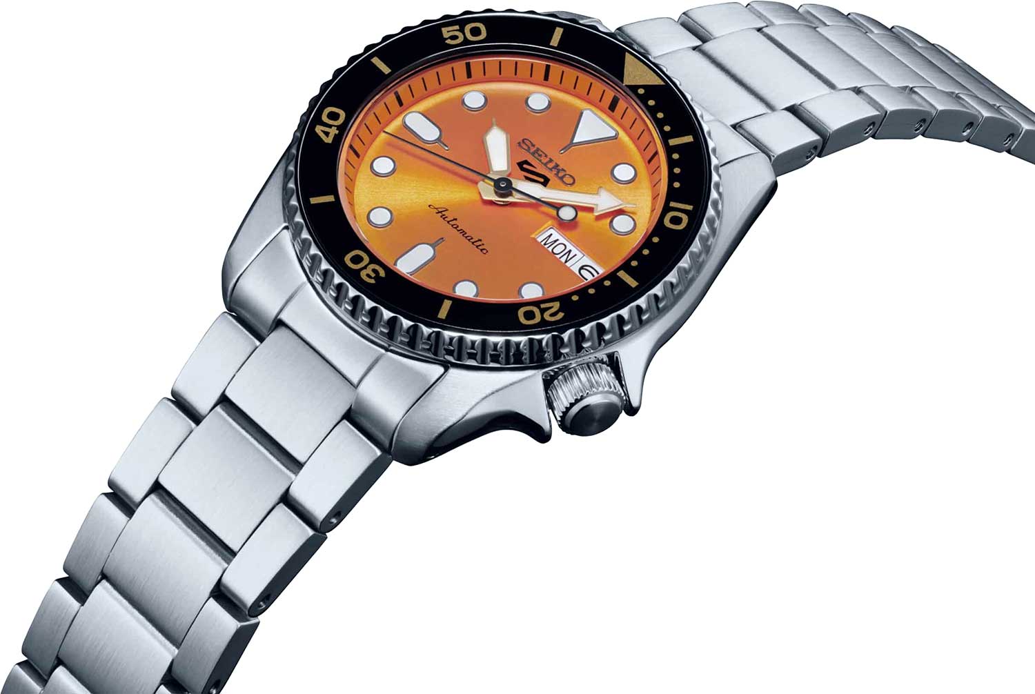 Seiko Seiko 5 Sports SRPK35K1  - задняя крышка металл сталь корпуса, япония часы