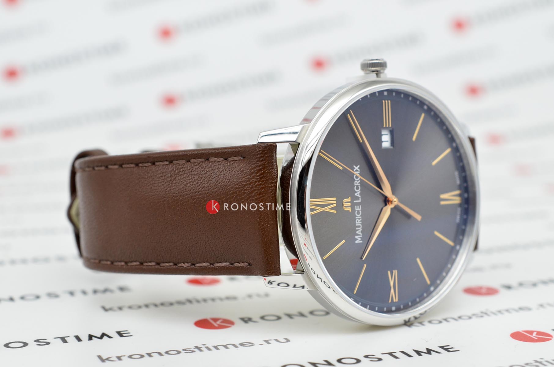 Maurice Lacroix Maurice Lacroix Eliros Date EL1118-SS001-311-1 мужские часы серый циферблат на запястье