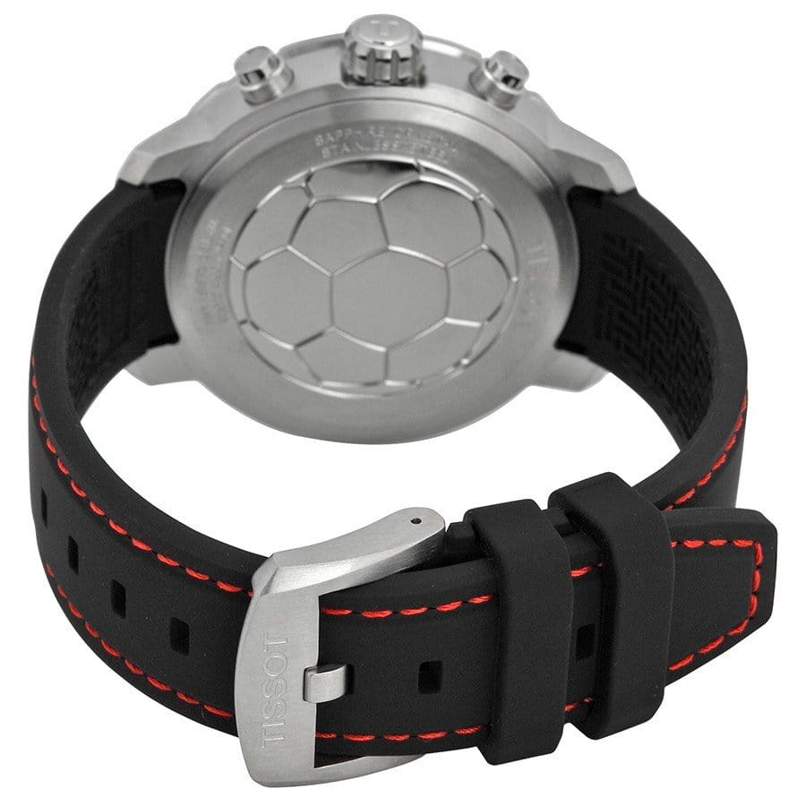 Tissot Tissot Quickste Chronograph Football T095.449.17.057.01 Quickster, наручные мужские часы фото под углом