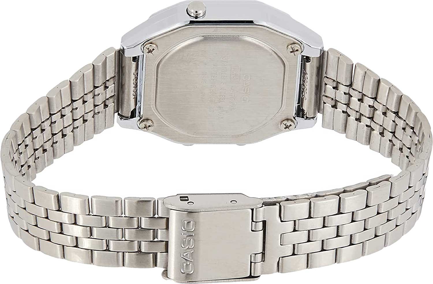 Casio Casio Vintage LA680WA-4CDF (LA680WA-4C) женские часы цветной циферблат на запястье