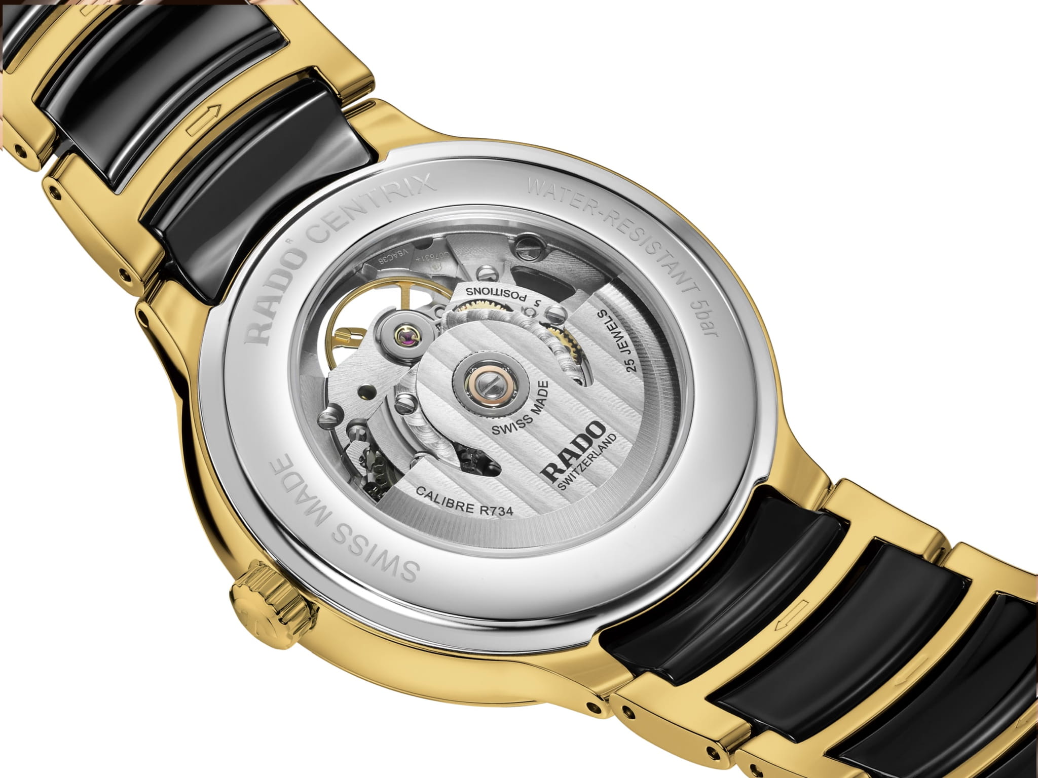 Rado Rado Centrix Automatic Open Heart R30008302 механические мужские часы часы крупный план зеленый циферблата