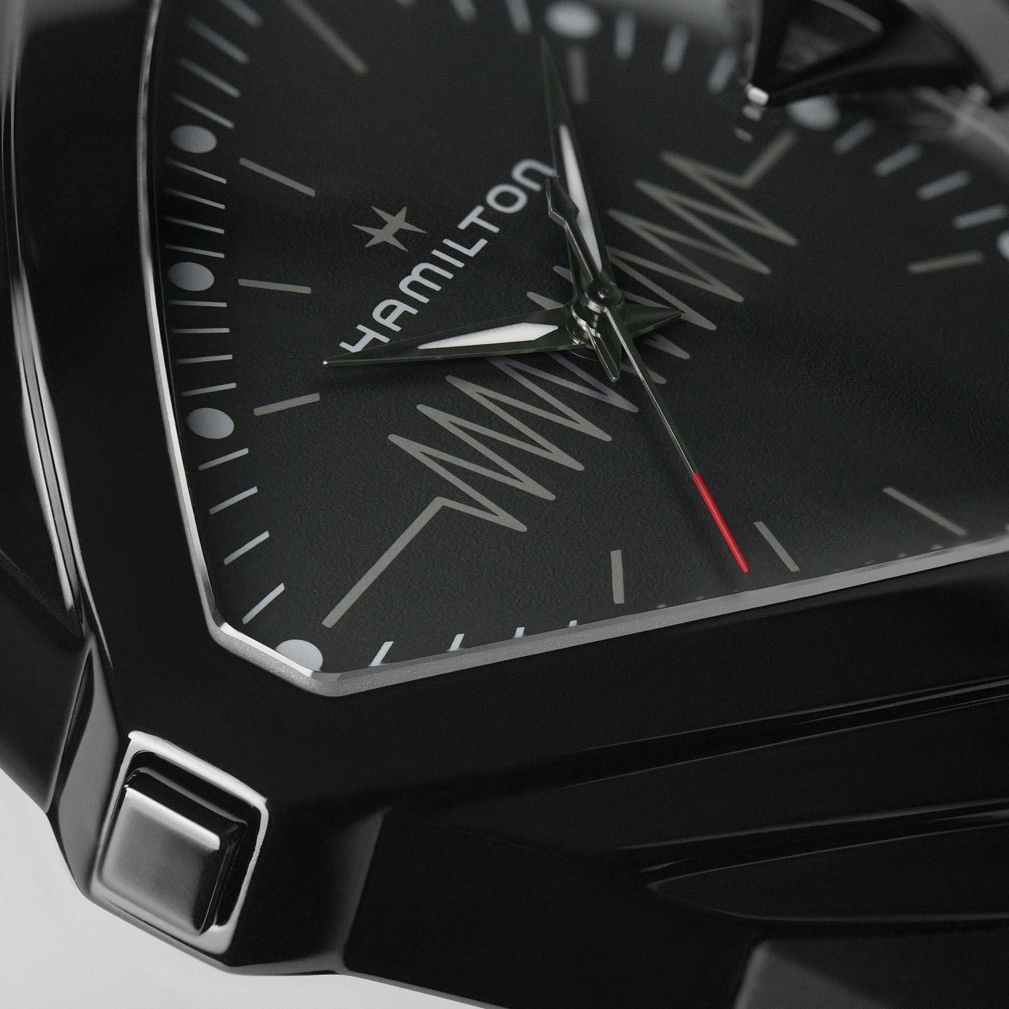 Hamilton Hamilton Ventura XXL Bright H24604330, ventura швейцария мужские часы на браслете каучук боковой вид