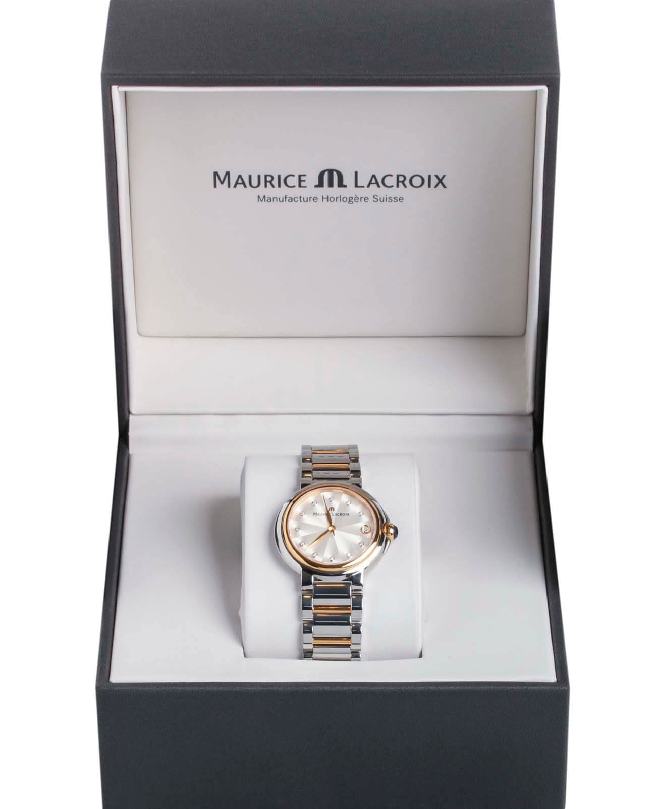 Maurice Lacroix Maurice Lacroix FIABA Date FA1004-PVP13-150-1 женские часы серебристый циферблат на запястье