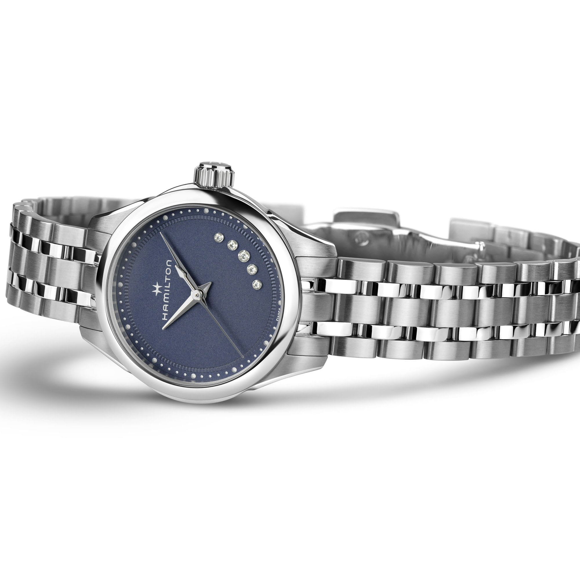 Оригинальные часы Hamilton Hamilton Jazzmaster Lady Quartz H32111140 кварцевые калибр механизма eta f03.105 общий вид