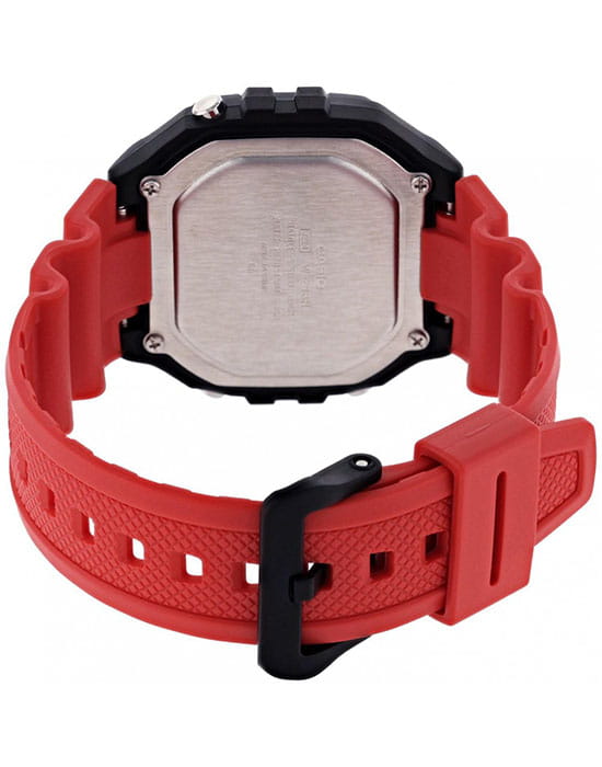 Casio Casio Collection W-218H-4B, collection япония мужские часы на браслете пластик боковой вид