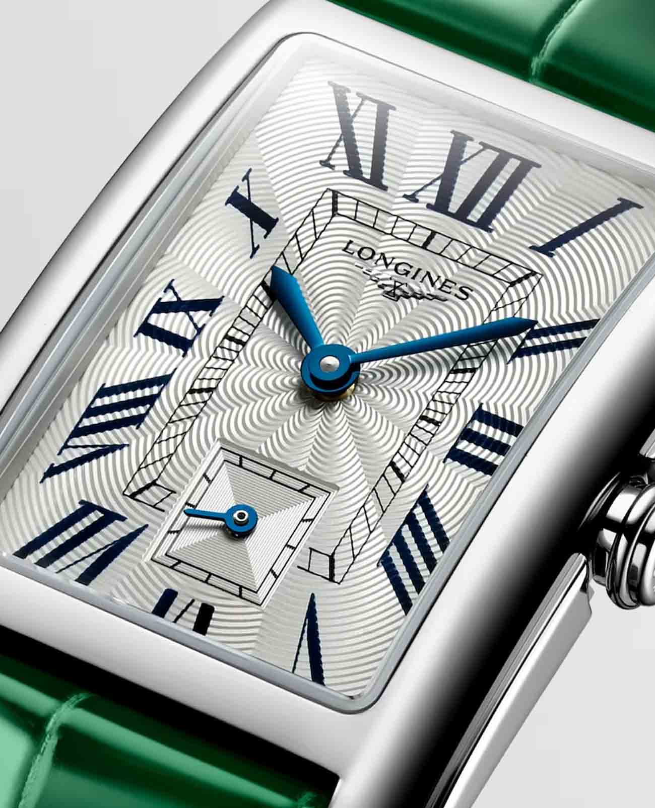 Longines Longines DolceVita L5.512.4.71.A кварцевые женские часы часы крупный план белый циферблата