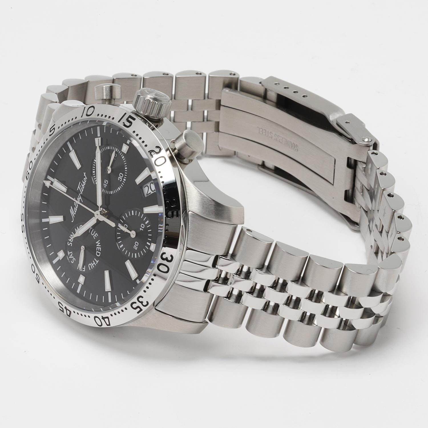 Оригинальные часы Mathey-Tissot Mathey-Tissot Type 22 H1822CHAN кварцевые калибр механизма ronda z60 общий вид