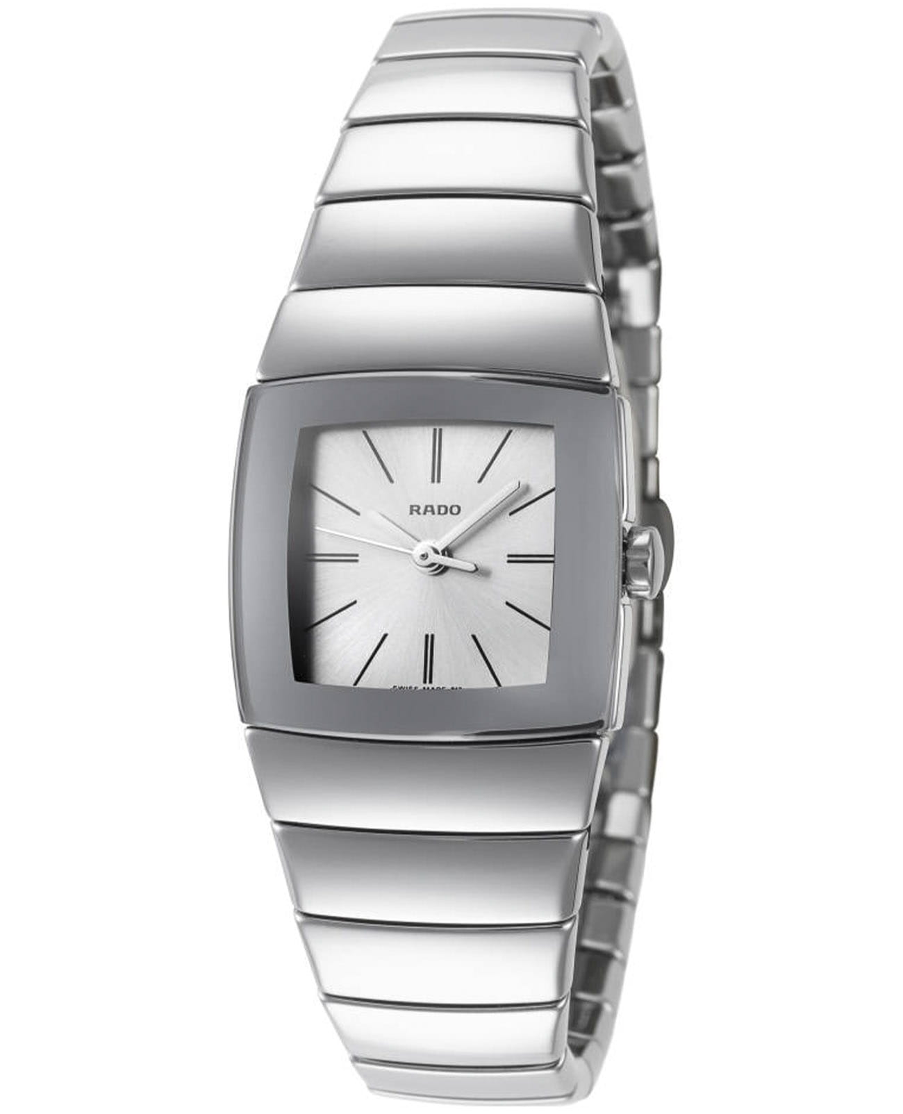Rado Rado Sintra R13722122  R13722122 кварцевые женские часы  циферблат, браслет ceramos™ — вид спереди