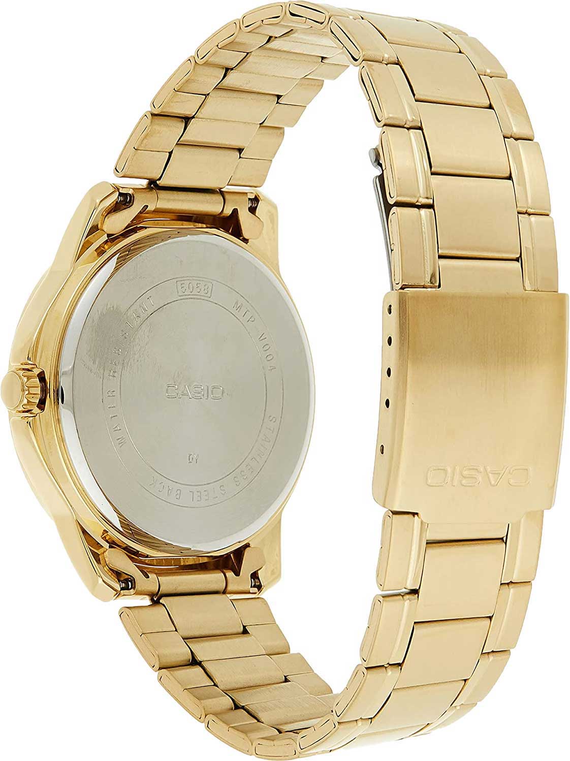 Оригинальные часы Casio Casio Collection MTP-V004G-9BUDF (MTP-V004G-9B) кварцевые калибр механизма  общий вид