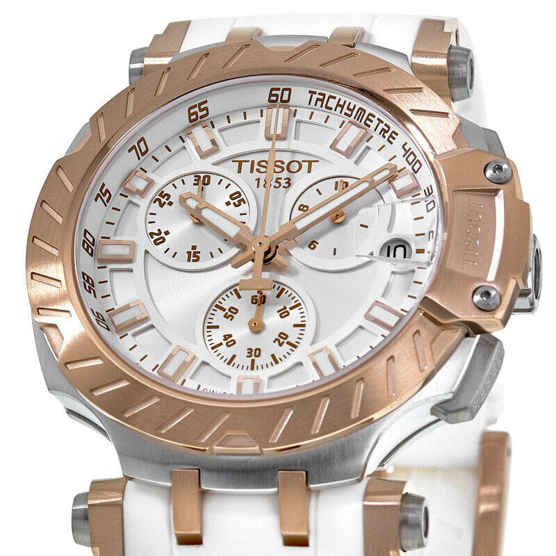 Tissot Tissot T-Race Chronograph T115.417.27.011.01, t-sport швейцария мужские часы на браслете силикон боковой вид