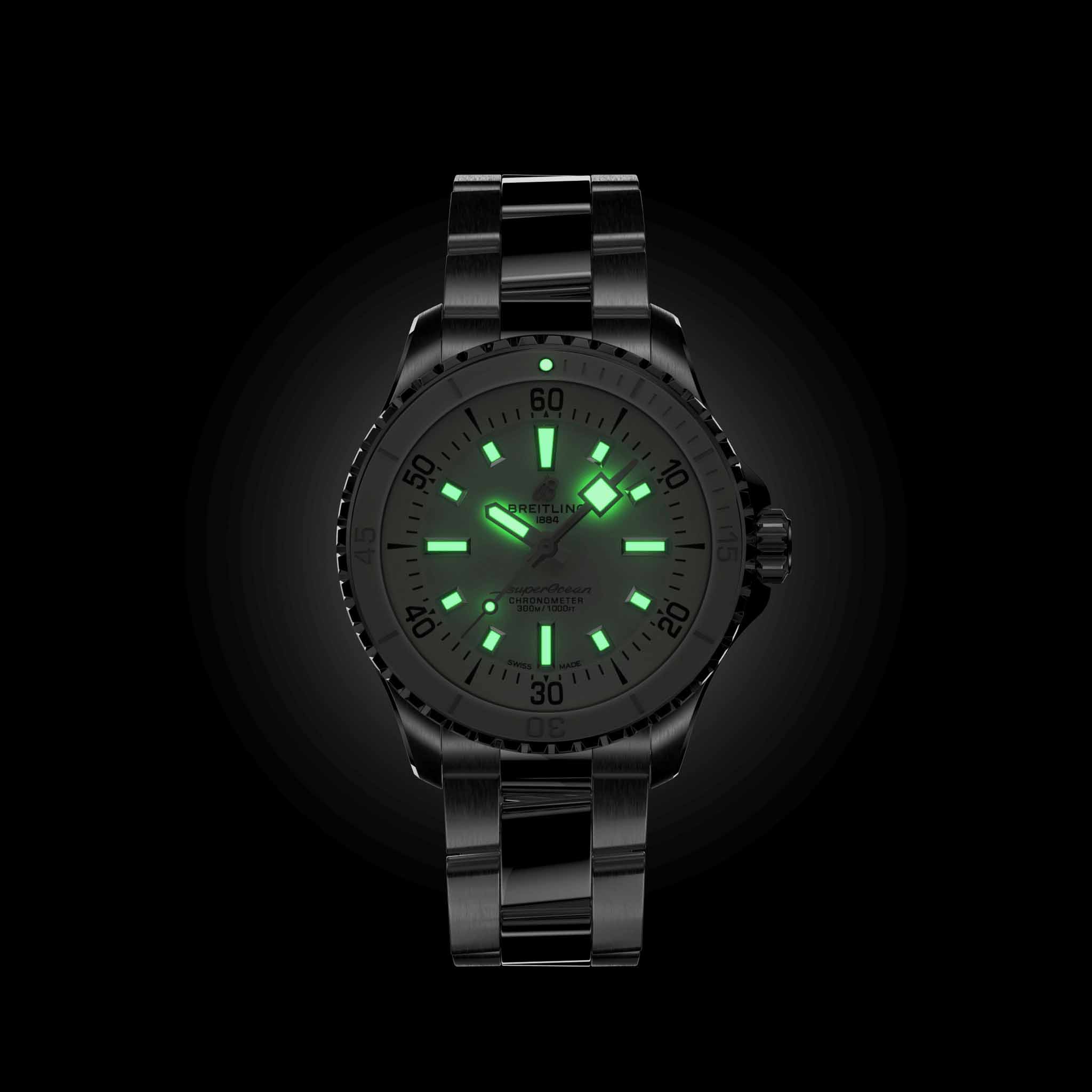 Оригинальные часы Breitling Breitling Superocean Automatic 36 A17377211A1A1 механические калибр механизма breitling 17 общий вид