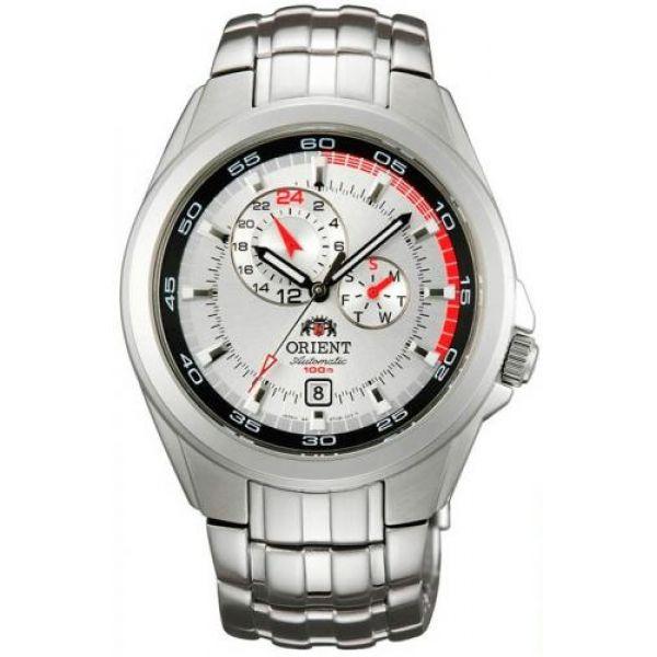 Orient Orient ET0B001W (FET0B001W)  FET0B001W  мужские часы  циферблат, браслет  — вид спереди
