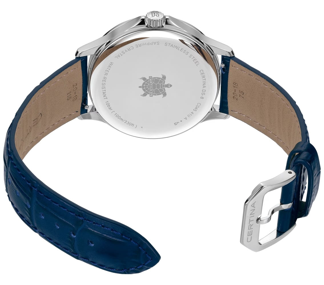 Certina Certina DS-8 Gent C045.410.16.041.00, ds 7 швейцария мужские часы на браслете кожаный боковой вид