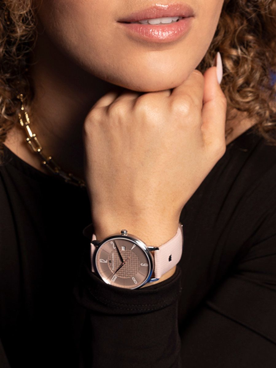 Maurice Lacroix Maurice Lacroix Eliros Date 40mm Limited Edition EL1118-SS001-520-6, eliros швейцария женские часы на браслете кожаный боковой вид