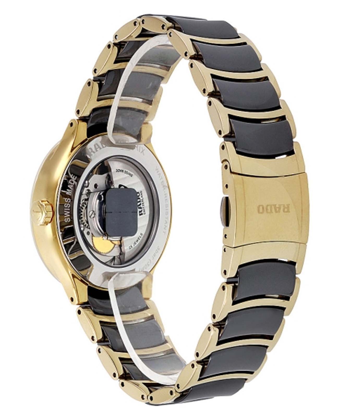 Rado Rado Centrix Automatic R30157162, centrix швейцария мужские часы на браслете сталь + pvd + керамика боковой вид