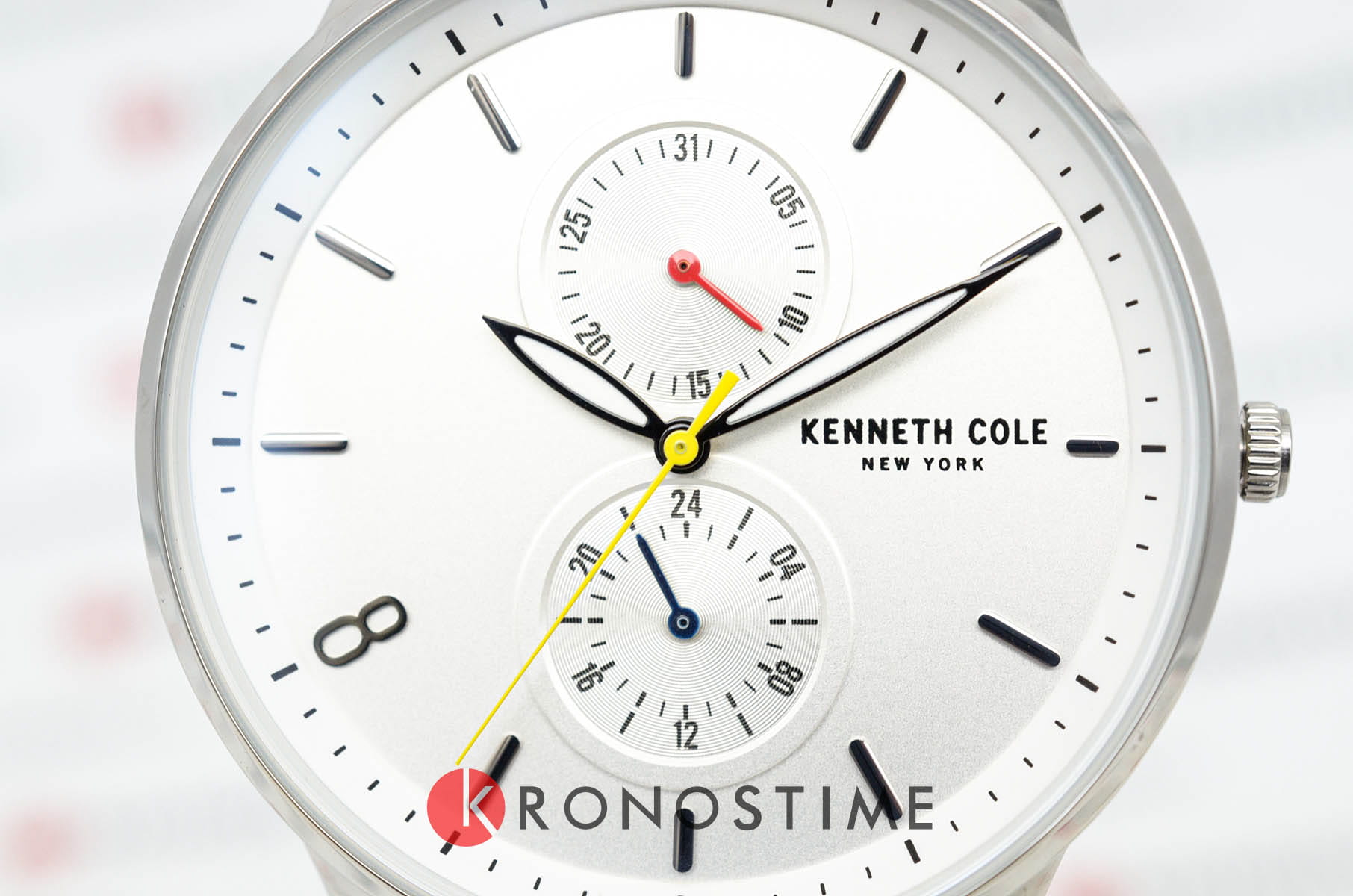 Kenneth Cole Kenneth Cole Classic KCWGF2233401 мужские часы серебристый циферблат на запястье