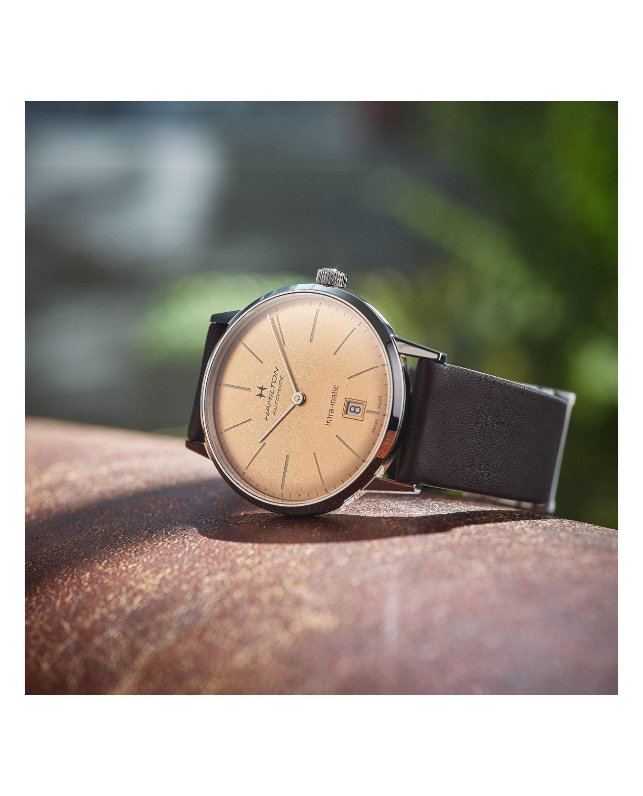 Hamilton Hamilton American Classic Intra-Matic Auto H38455501  - задняя крышка сталь корпуса, швейцария часы