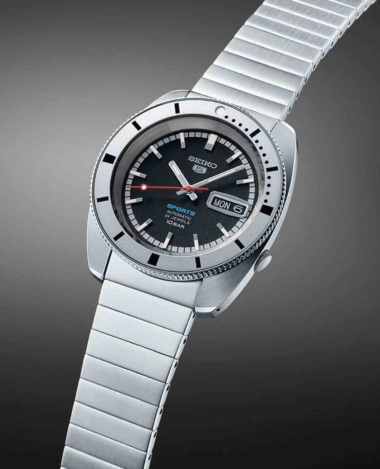 Seiko Seiko 5 Sports SRPL05K1 - наручные мужские часы наручные часы в перспективе черный циферблат