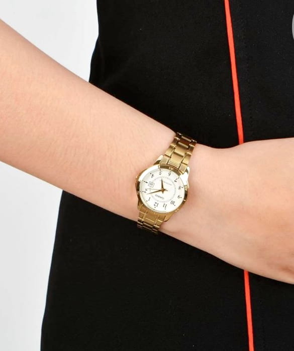 Оригинальные часы Casio Casio Collection LTP-V004G-7B кварцевые калибр механизма  общий вид