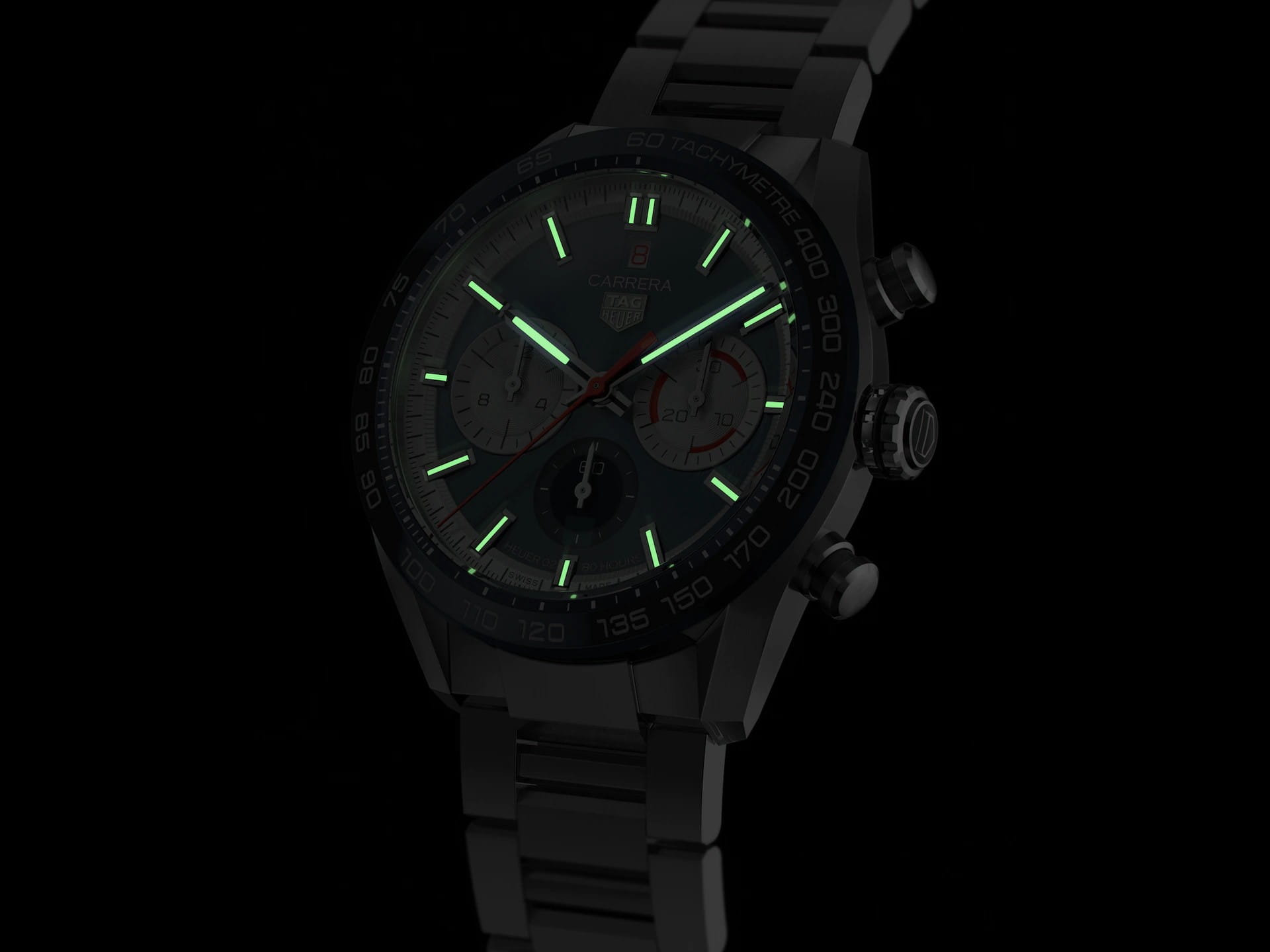 TAG Heuer TAG Heuer Carrera CBN2A1E.BA0643 механические мужские часы часы крупный план синий циферблата