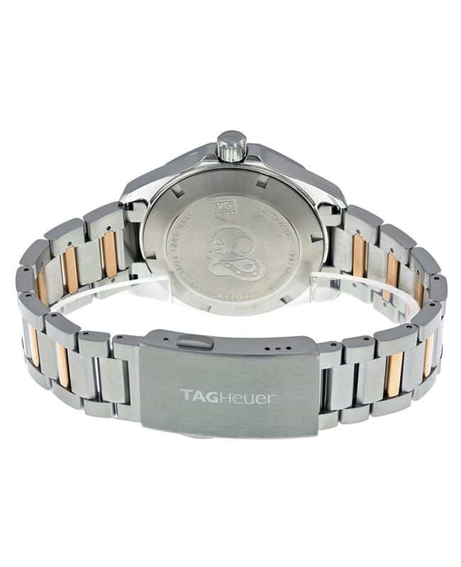 TAG Heuer TAG Heuer Aquaracer WAY2150.BD0911, aquaracer швейцария женские часы на браслете нержавеющая сталь + золото 18к боковой вид