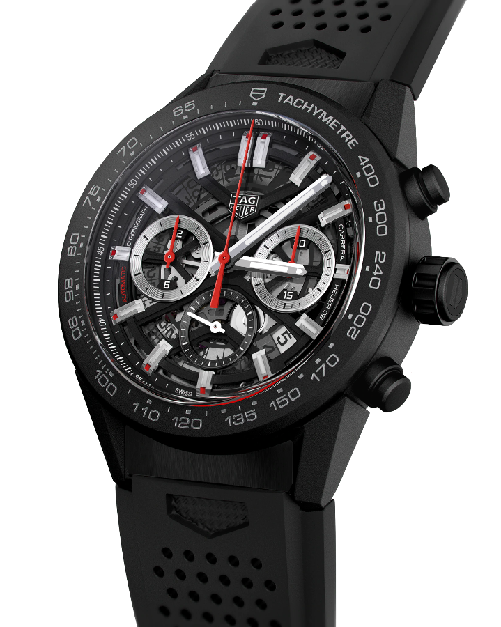 TAG Heuer TAG Heuer Carrera CBG2A90.FT6173 мужские часы черный циферблат на запястье