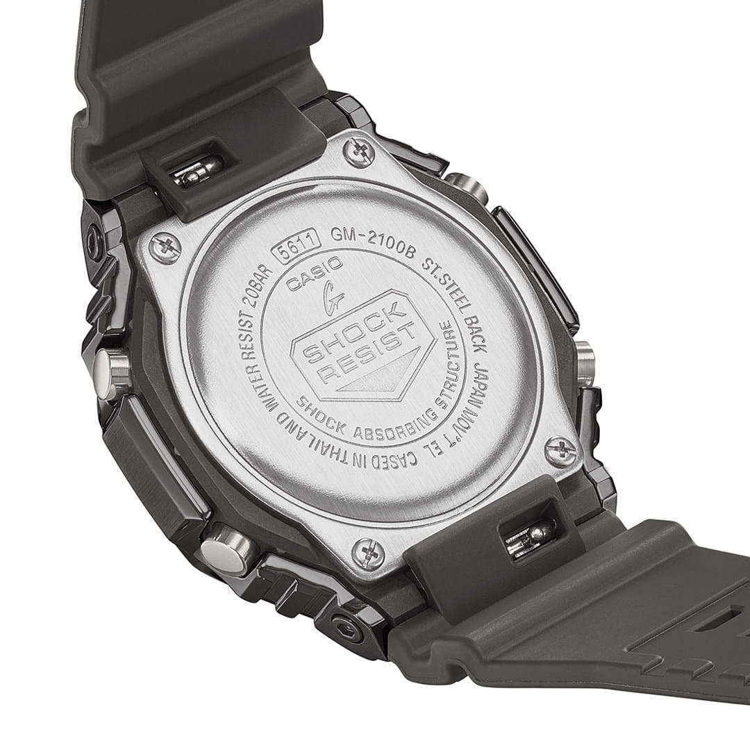Casio Casio G-Shock GM-2100B-4ADR (GM-2100B-4A) мужские часы розовый циферблат на запястье