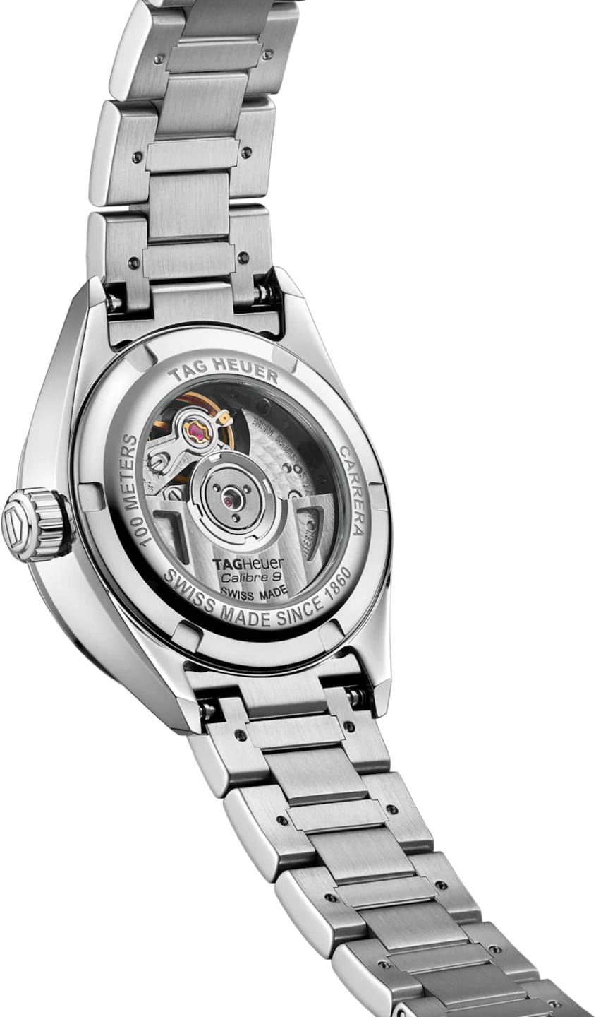 TAG Heuer TAG Heuer Carrera WBN2410.BA0621, carrera швейцария женские часы на браслете нержавеющая сталь боковой вид