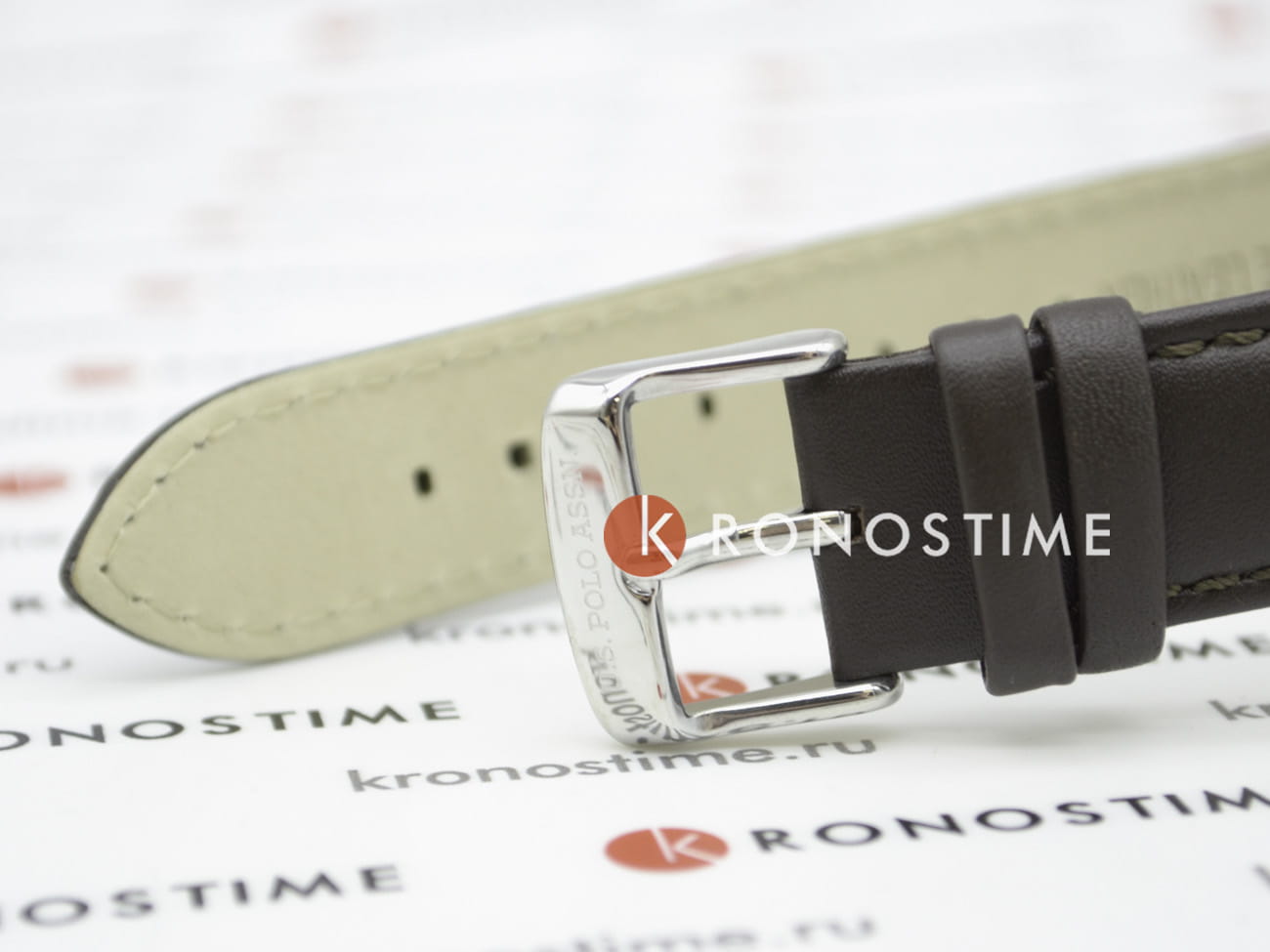 U.S. Polo Assn. USPA1069-02 мужские часы застежка крупным планом