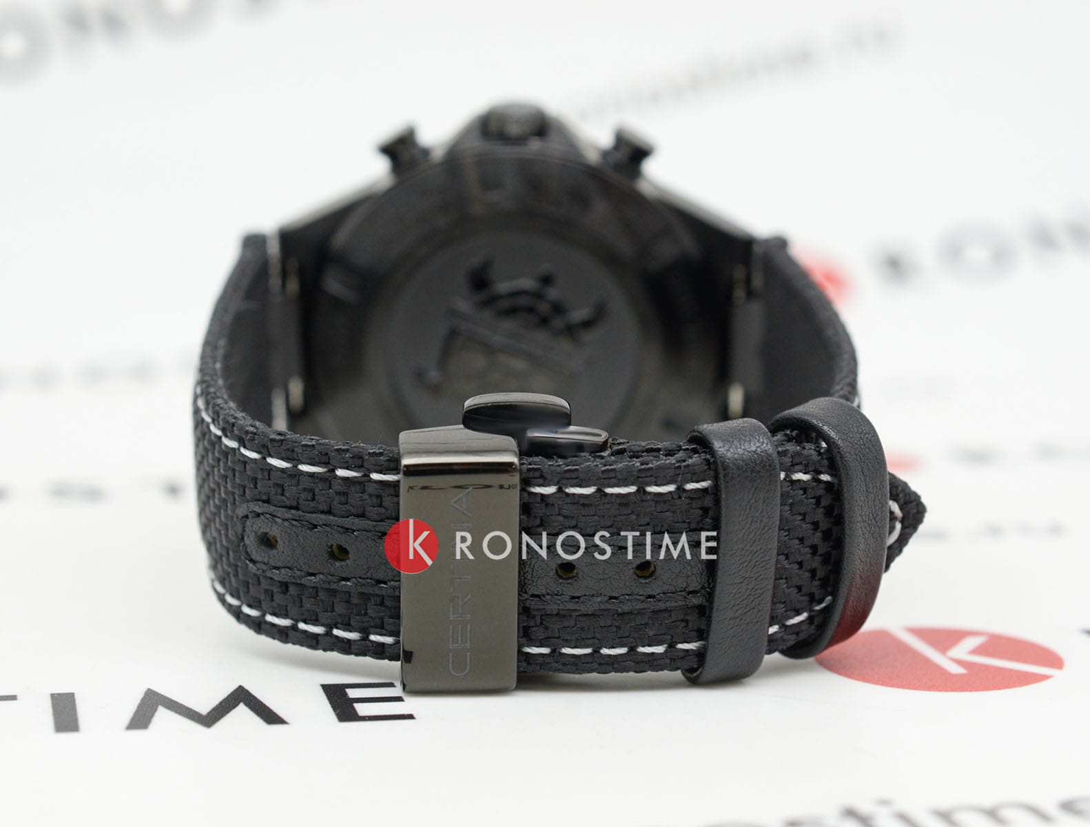 Certina Certina DS-7 Chronograph C043.417.38.081.00 кварцевые мужские часы часы крупный план черный циферблата