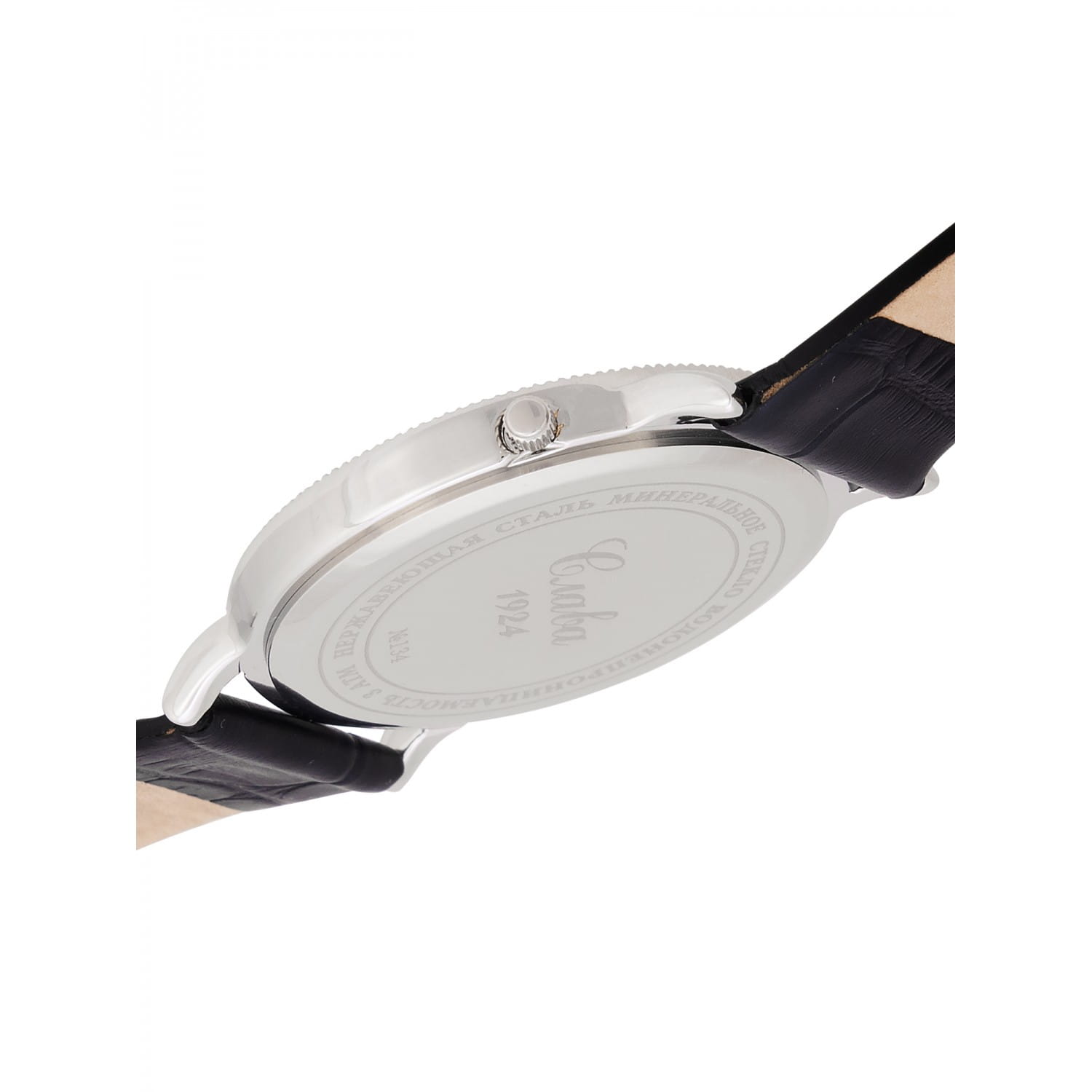 Слава Слава Браво 1341470/GL20 кварцевые мужские часы часы крупный план черный циферблата