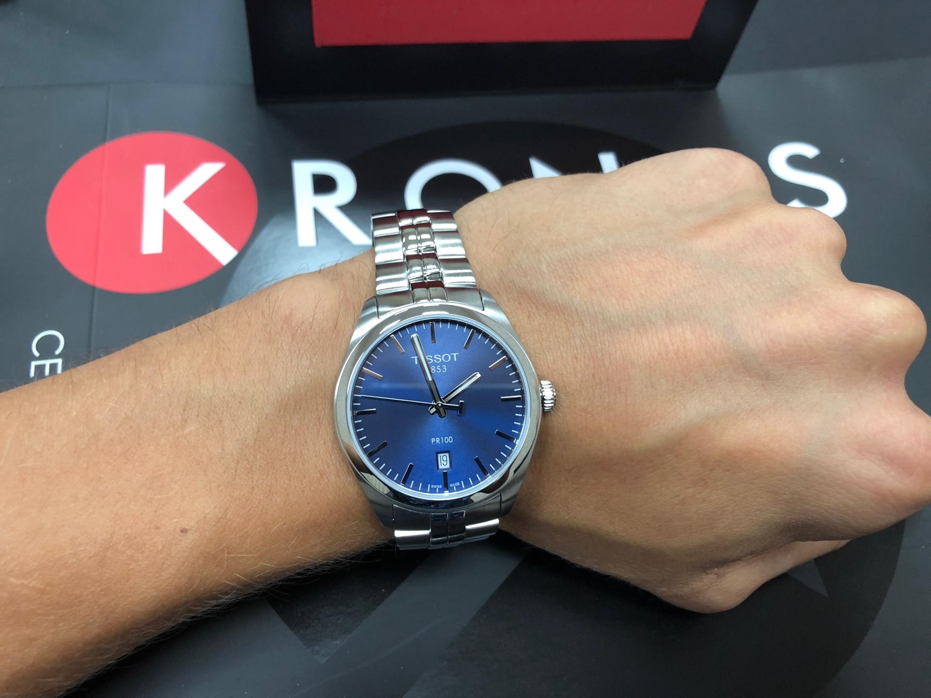 Tissot Tissot PR 100 T101.410.11.041.00 PR 100 — детали корпуса и нержавеющая сталь