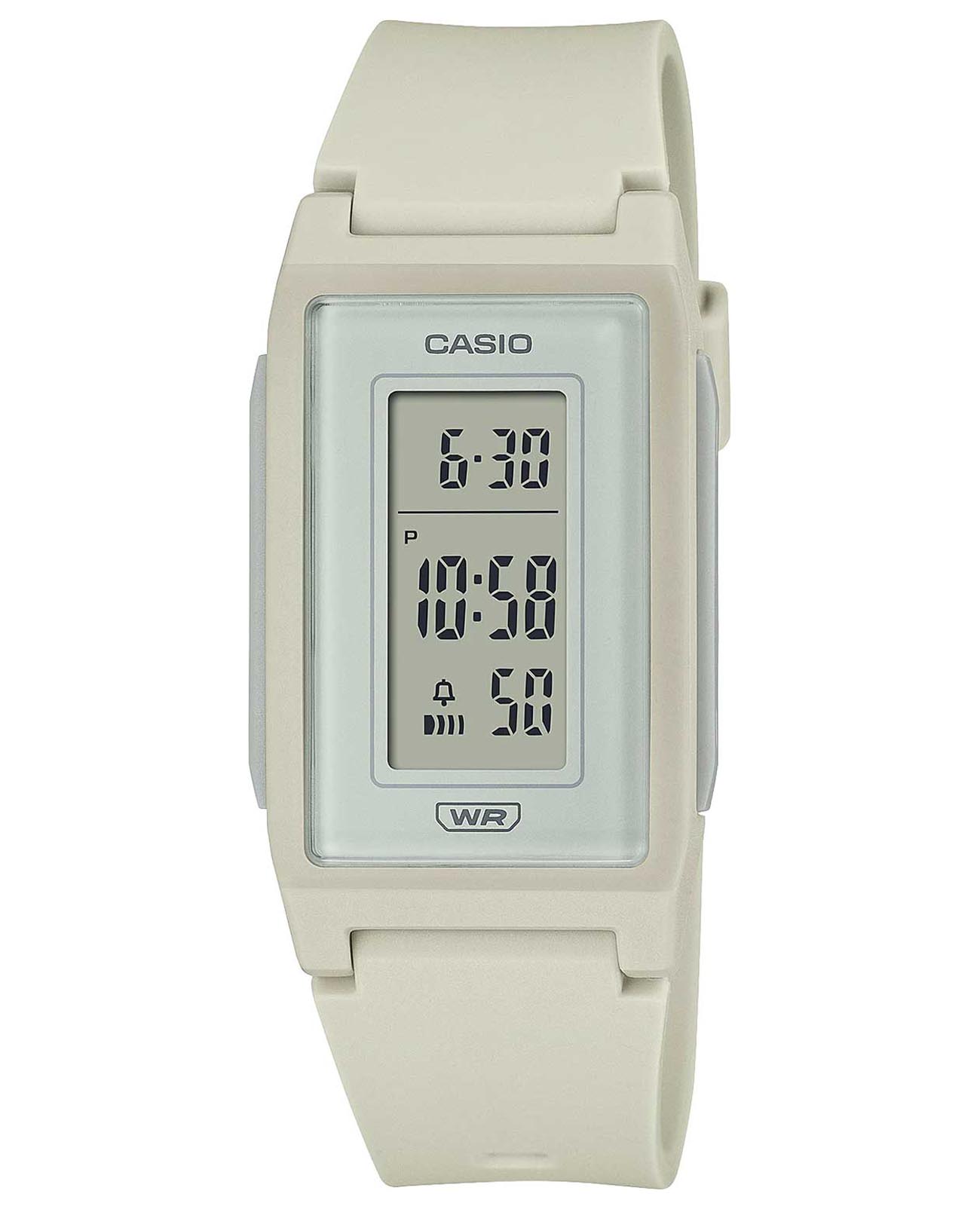 Casio Casio Collection LF-10WH-8EF  LF-10WH-8EF кварцевые женские часы зеленый циферблат, браслет пластик — вид спереди