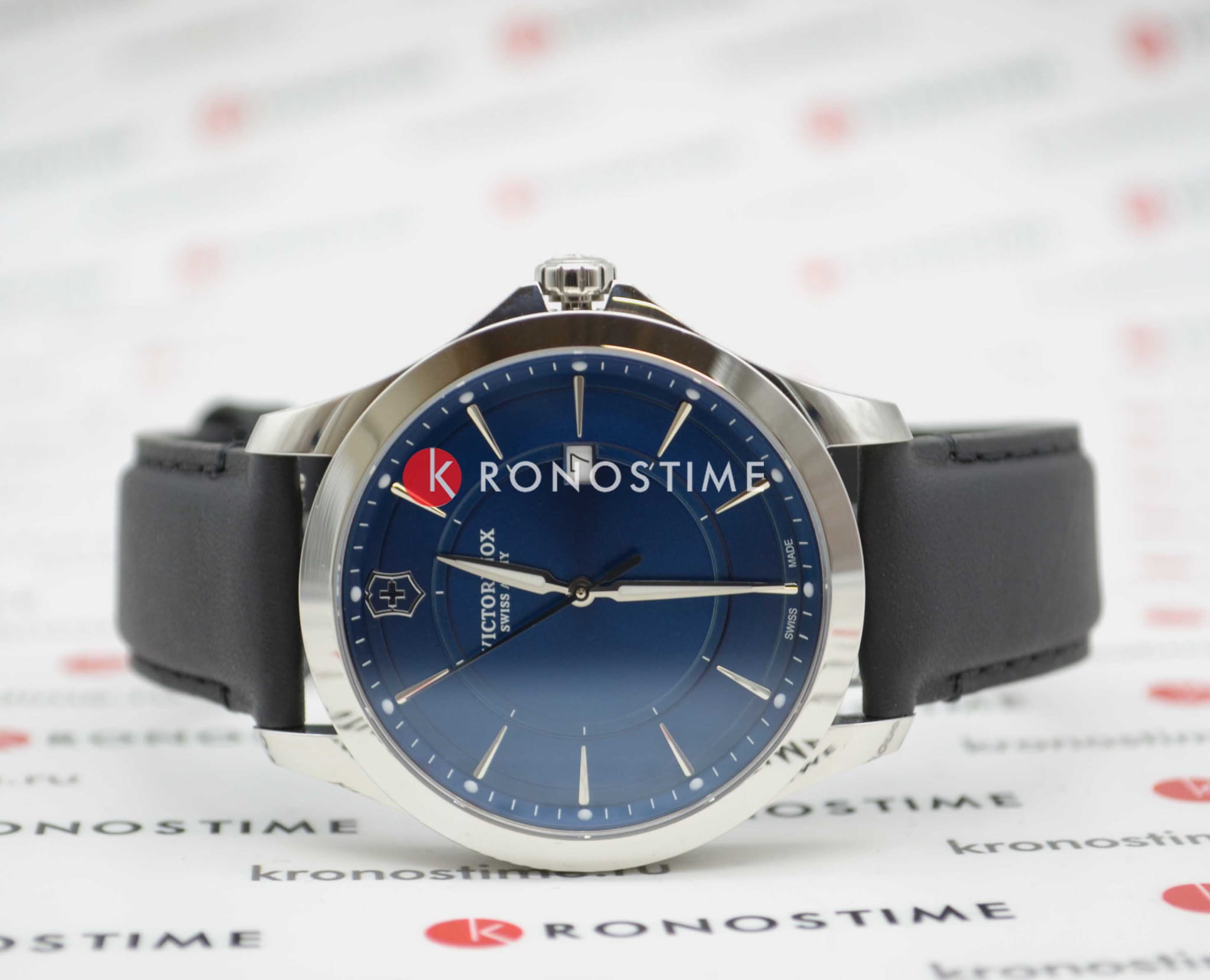 Victorinox Victorinox ALLIANCE 241906 кварцевые мужские часы часы крупный план синий циферблата