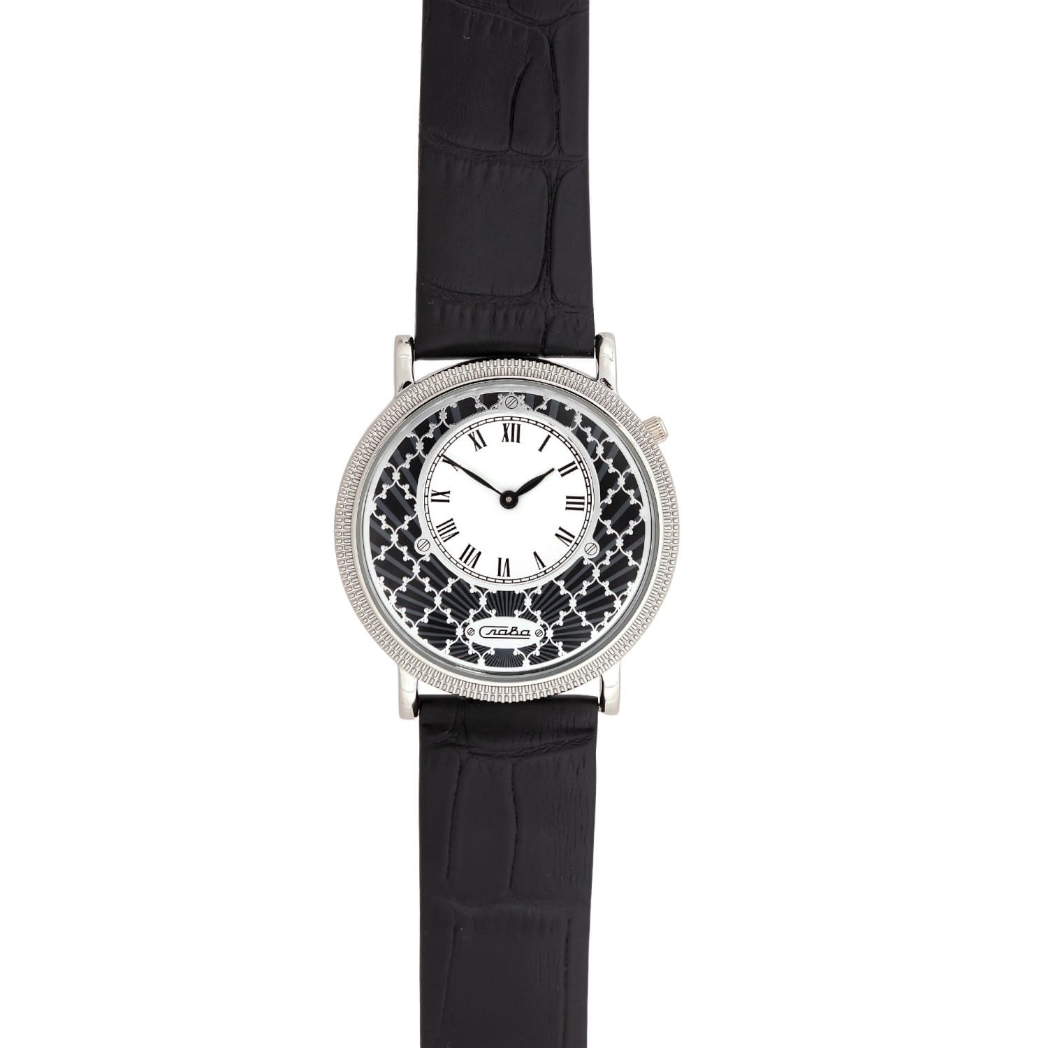 Слава Слава Браво 1341470/GL20, браво россия мужские часы на браслете кожаный боковой вид